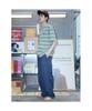 Saendeusaundeu (Unisex) Drape Elastic Waist Pants Navy
