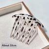 French U-Shaped Hairpin With Meatball Head Comb Modern Simple Seven Toothed Hairpin Versatile Comb