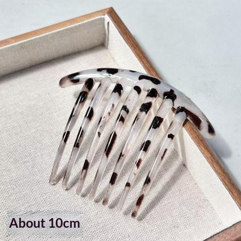 French U-Shaped Hairpin With Meatball Head Comb Modern Simple Seven Toothed Hairpin Versatile Comb