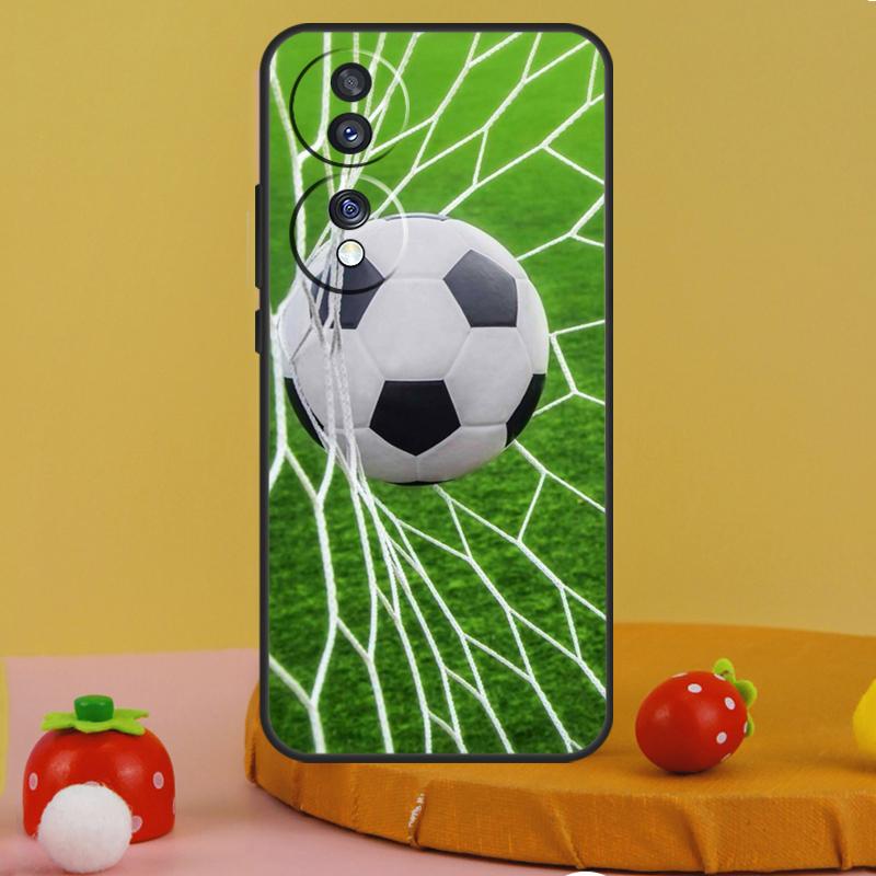 Football Soccer Case For Honor 200 Pro X9a X9c X8a X7a X6a X7 X8 X9 X8b X9b 50 70 90 Magic 5 6 Lite Cover