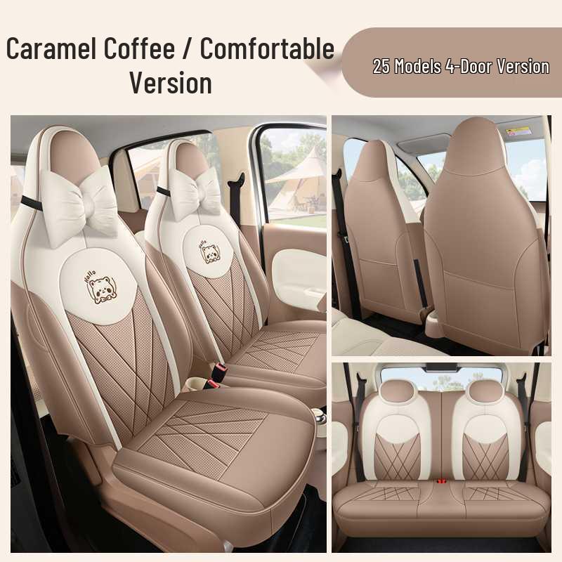 Seat Covers for Wuling Hongguang Mini 4th Gen: Four-Door MiniEV Macaron Edition Car Decoration
