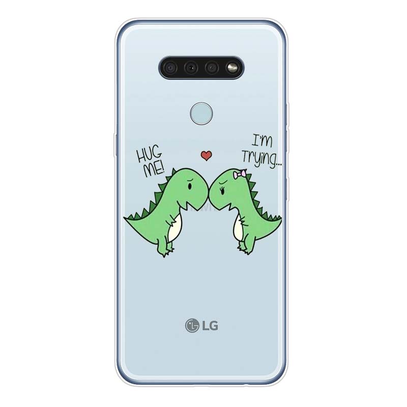 Nette Dinosaurier Für LG K92 K52 K62 K22 K71 K61 K51S K41S G8 G8S G8X V35 V50 V40 V50S V60 q60 Telefon Fall