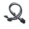 Silver Stone PSU Universal Extension Sleeve Modular Cable PCIE 6+2Pin SST-PP07E-PCIBW (Black + White)