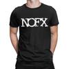 Men TShirt NOFX Punk Rock Band Funny Cotton Tee Shirt Short Sleeve Nofx T Shirt Round Neck Clothing 4XL 5XL 6XL