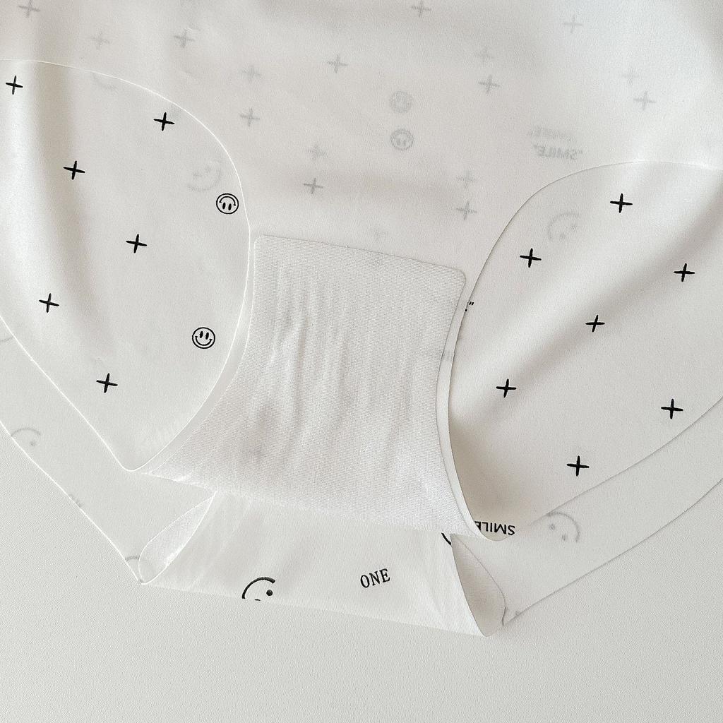 Lenjerie Smiley Femei Chiloți confortabili, respirabili, fără sudură, Slip cu talie mijlocie