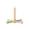 Chew-Proof Construction Wood Bird Training Stand Parrot Play Rack  Small Medium Animals