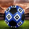 Pallone da Calcio Hamburger SV, colorato, adatto a tutte le età, cucito a macchina, materiale PVC, qualità da competizione, durevole e ad alto rimbalzo