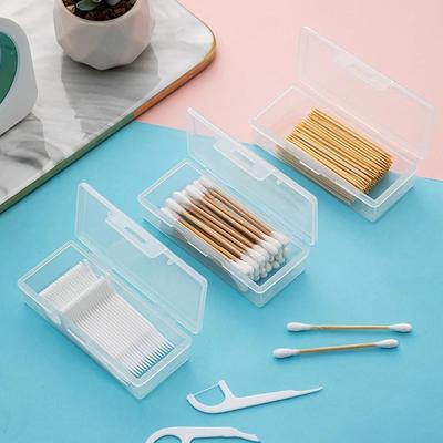 Dust-proof Cotton Swab Holder Case Square Jewelry Organizer Container New Medicine Box