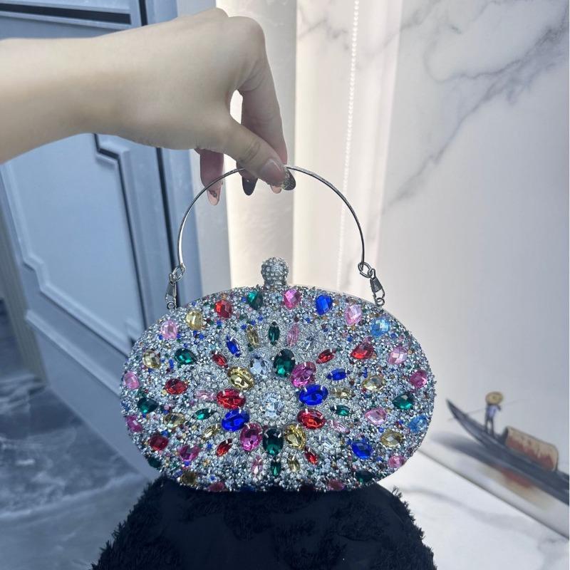 Popular Sunflower Dinner Bag Ladies Banquet Clutch Bag Handbag Dress Evening Bag Diamond Bag