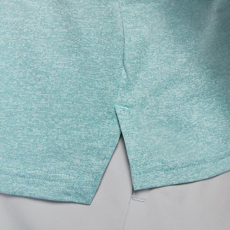 Nike Pro Dri-Fit Logo Print Round Neck Pullover Quick-Dry Training T-Shirt Eco-Friendly Split Short Sleeve Men Tops Mineral-Green CZ1182-379