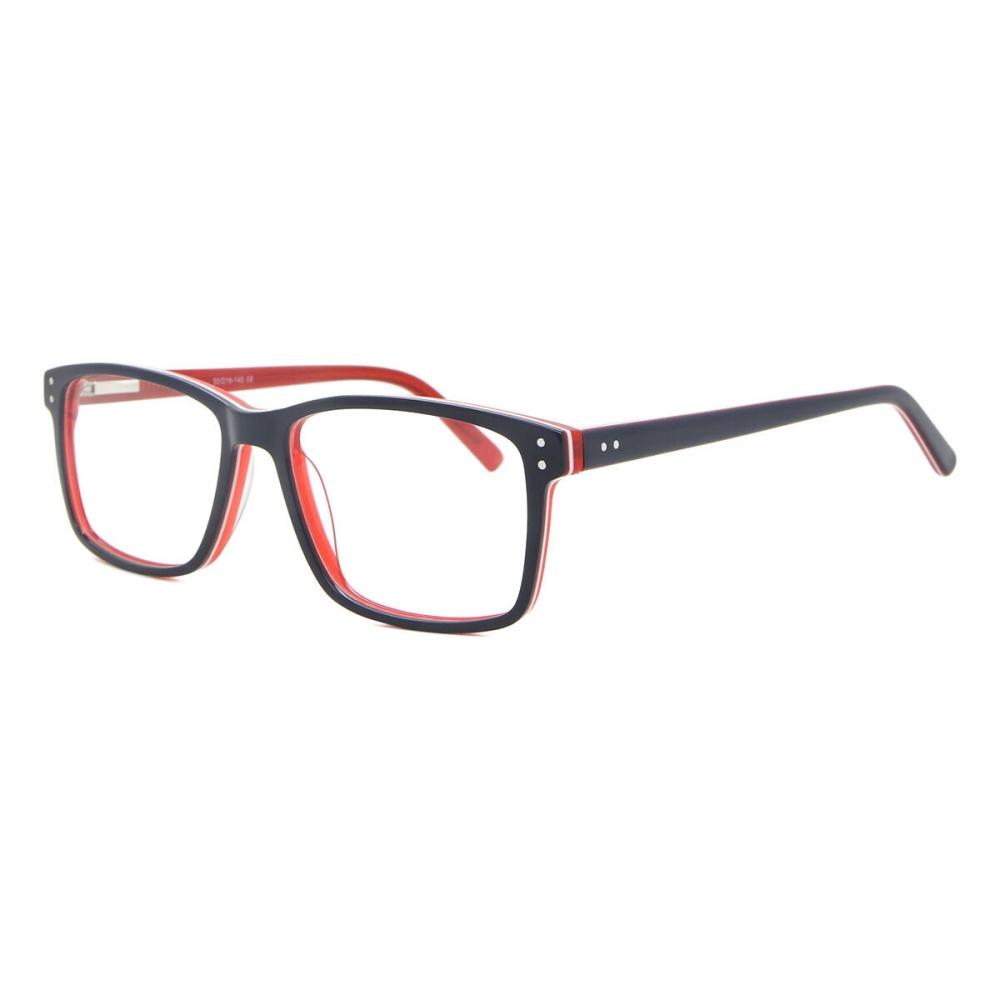 Full Rim Square Blue Red Smartbuy Collection Coby Blue Light Block A85e Fashion Unisex Eyeglasses