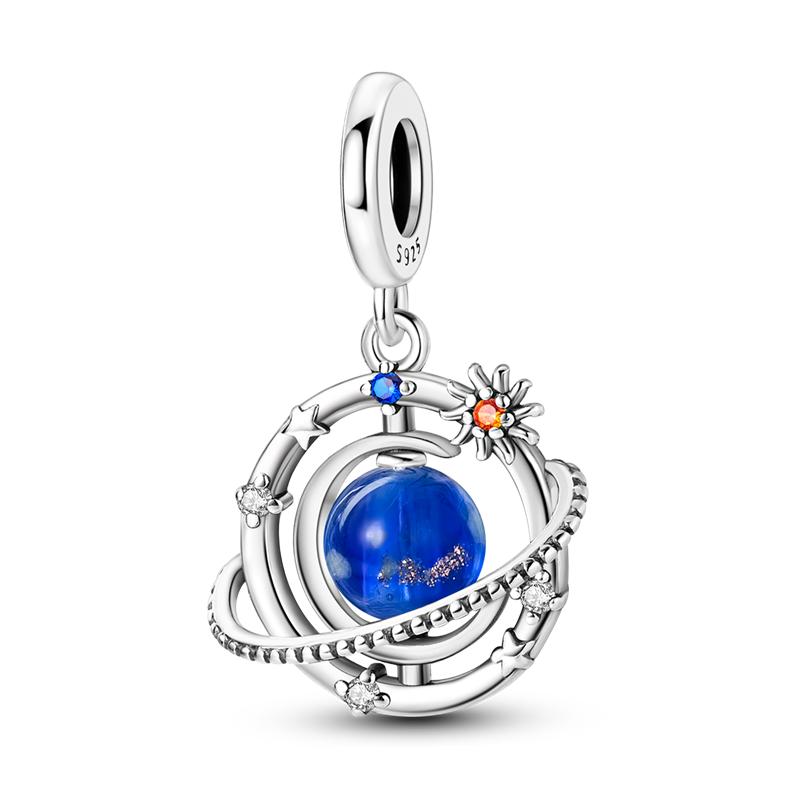 Marine Organism Seriescopper Charms Pendants Fit Original Pandora Bracelet Diy Beads Shell Pearls Conch Moon Star