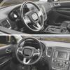 Central Control Steering Button Frame Trim Car Interior Decoration Fit for Dodge Challenger Durango Charger 2015-2025 Interior Accessories,Black