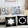 Mode M-MontblancS Kissenbezug Muster Bedruckter Kissenbezug für Wohnzimmer Sofa Kissenbezug & Schlafzimmerdeko