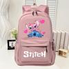 Disney Stitch Large Capacity Backpack Kids Boys Girls School Supplies Storage Bag Anime Fashion Student Bookbag