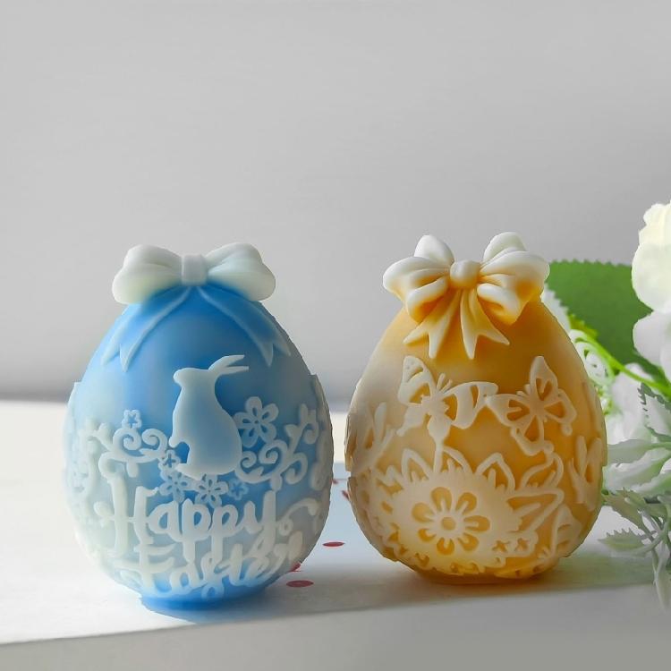 Easter Themed Silicone Scented Candle Ornament Mold For Handmade Candle And Decorations With Easy Cleaning