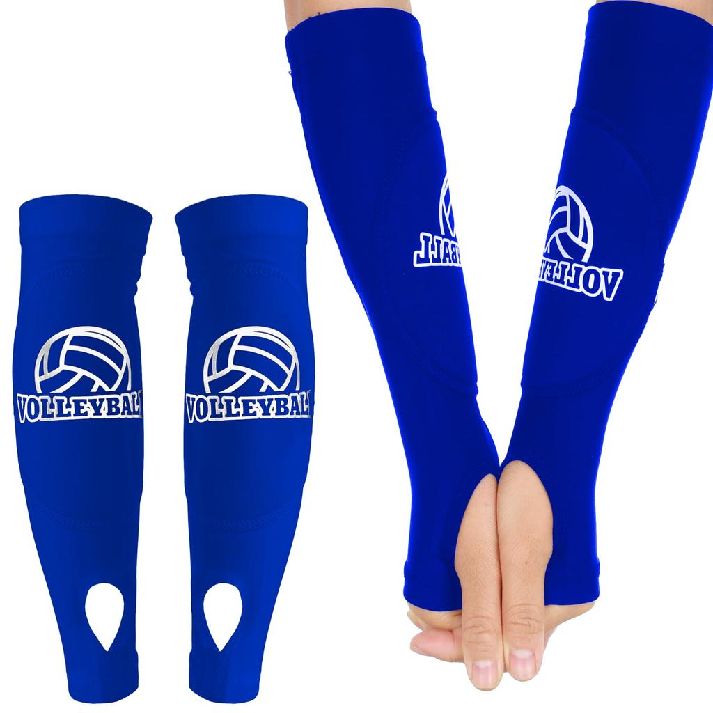 1 Pair Volleyball Arm Sleeve Gloves Forearm Compression Support Brace Protector Sport Guard Training Basketball