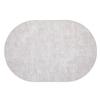 Nordic Oval Fabric Texture Placemat - Waterproof, Oilproof, Heat Insulation, Anti-Scald Mat 