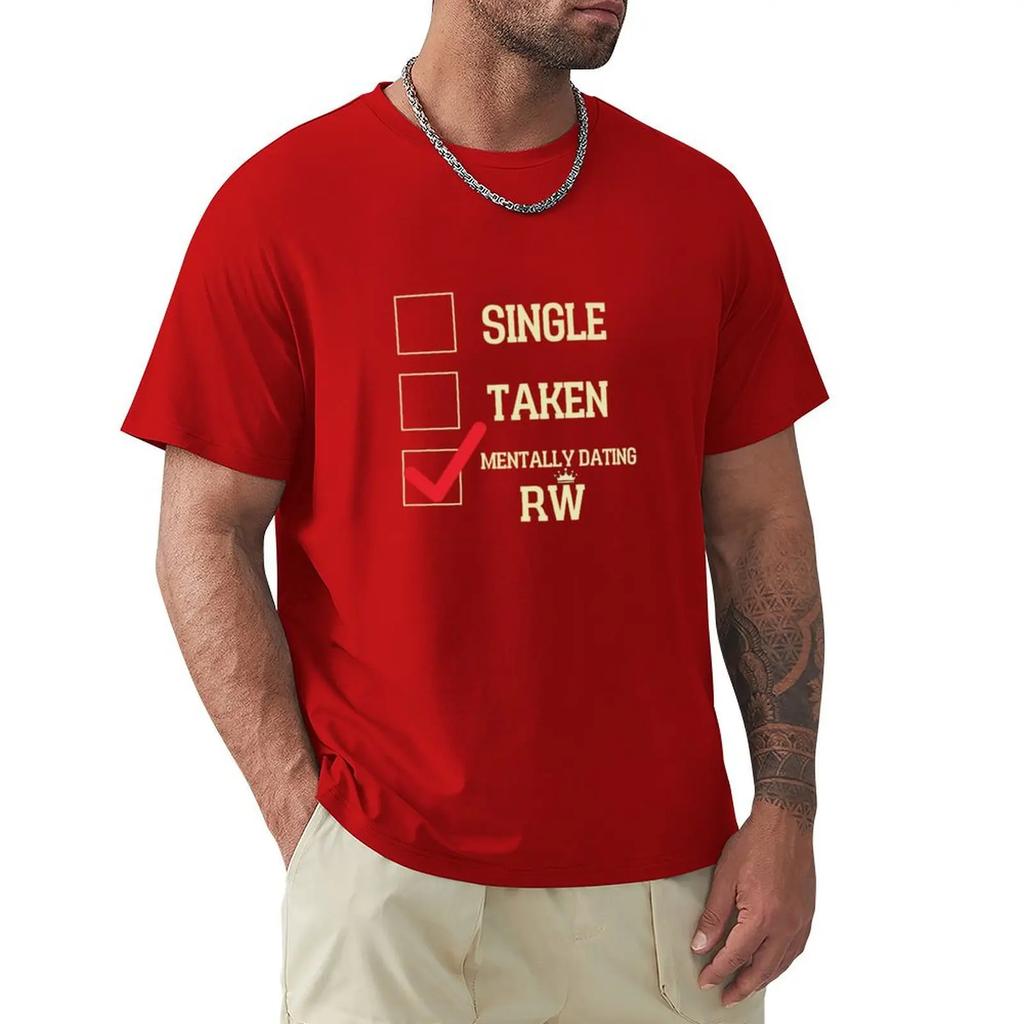 Mentally Dating Robbie Williams T-shirt Plain Quick-drying Heavy Weight T Shirts for Men