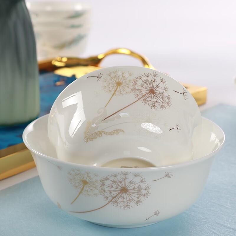 Northern Scenery Dandelion Bone China Dinnerware Set