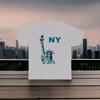 Statue of Liberty NY T-Shirt | New York Skyline Graphic Tee