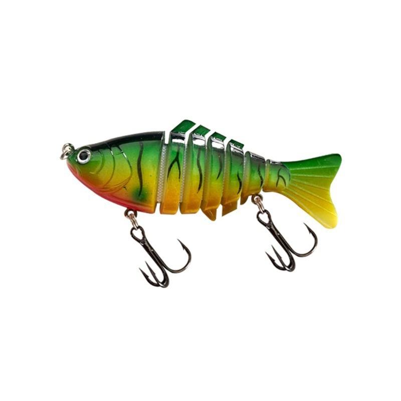 10cm 3D Fishing Lures Swimbait Wobbler Hard Multi-Sections Fishing Lures Saltwater Trolling Lures Fishing Baits Wobbler
