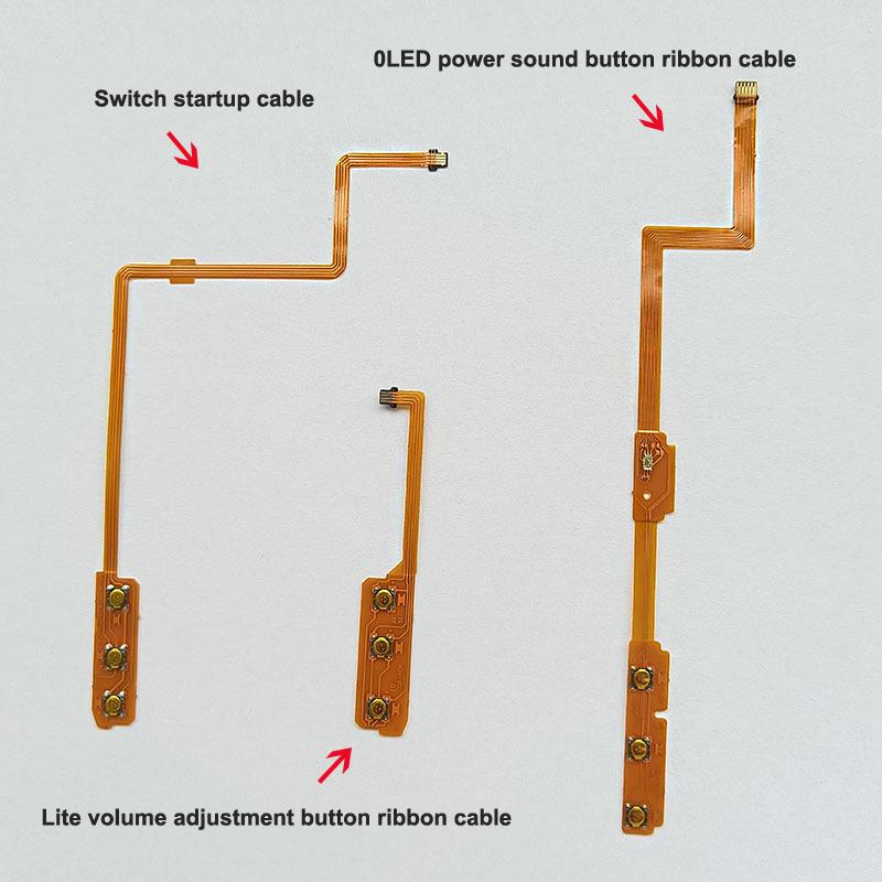1 Piece For Nintendo Switch Lite Ns Oled Console Power Switch On Off Volume Button Control Connector Ribbon Flex Cable