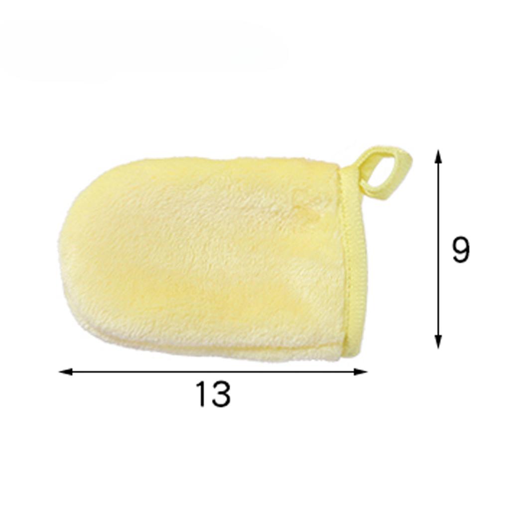 Facial Deep Cleansing Reusable Makeup Remover Gloves Soft Microfiber Cleansing Makeup Remover Gloves Cleansing Towel for Face