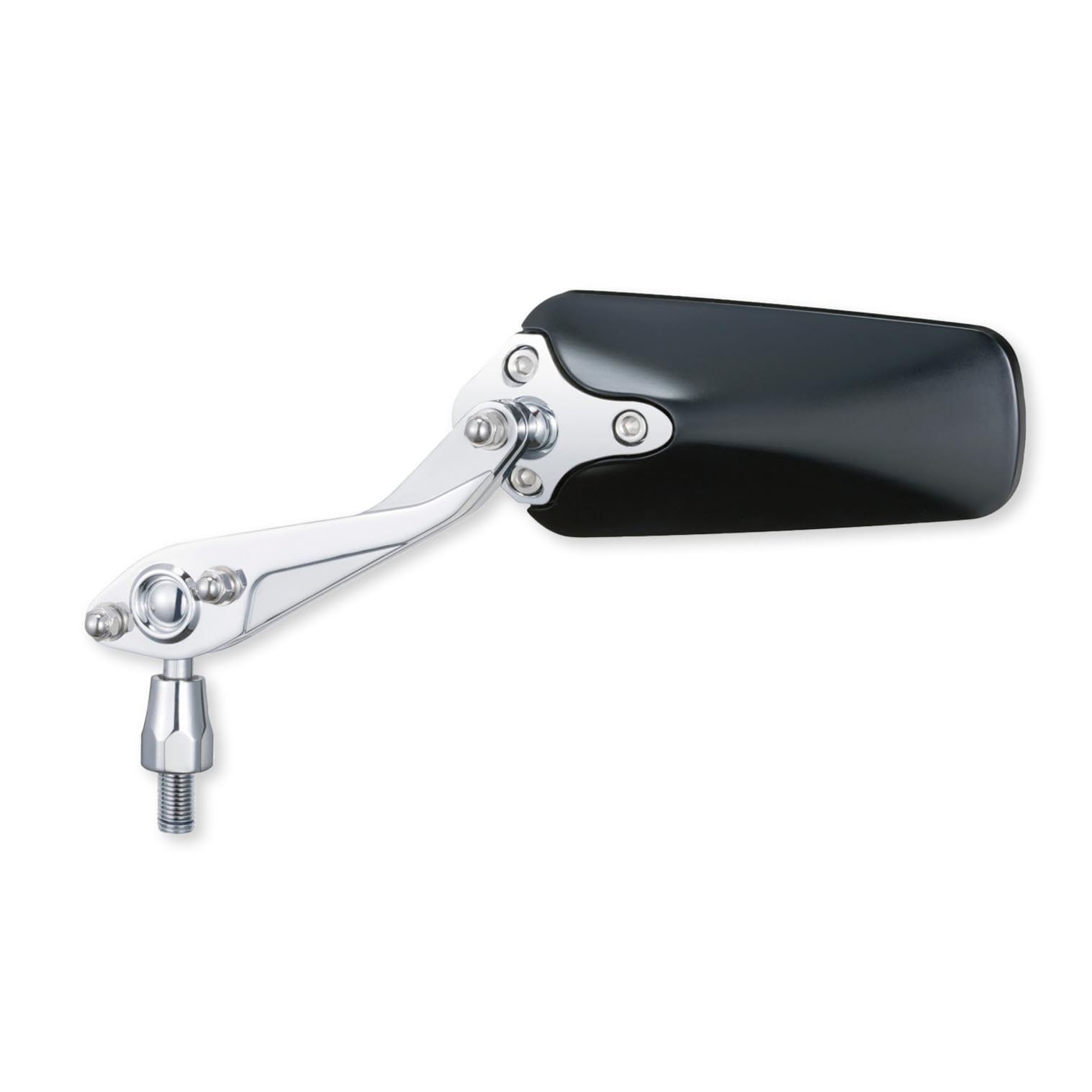 

Tanax Napoleon Gusset Black with Chrome Left 10mm Mirror, Plated, Side, Right-Hand Thread, AM2-103-10L