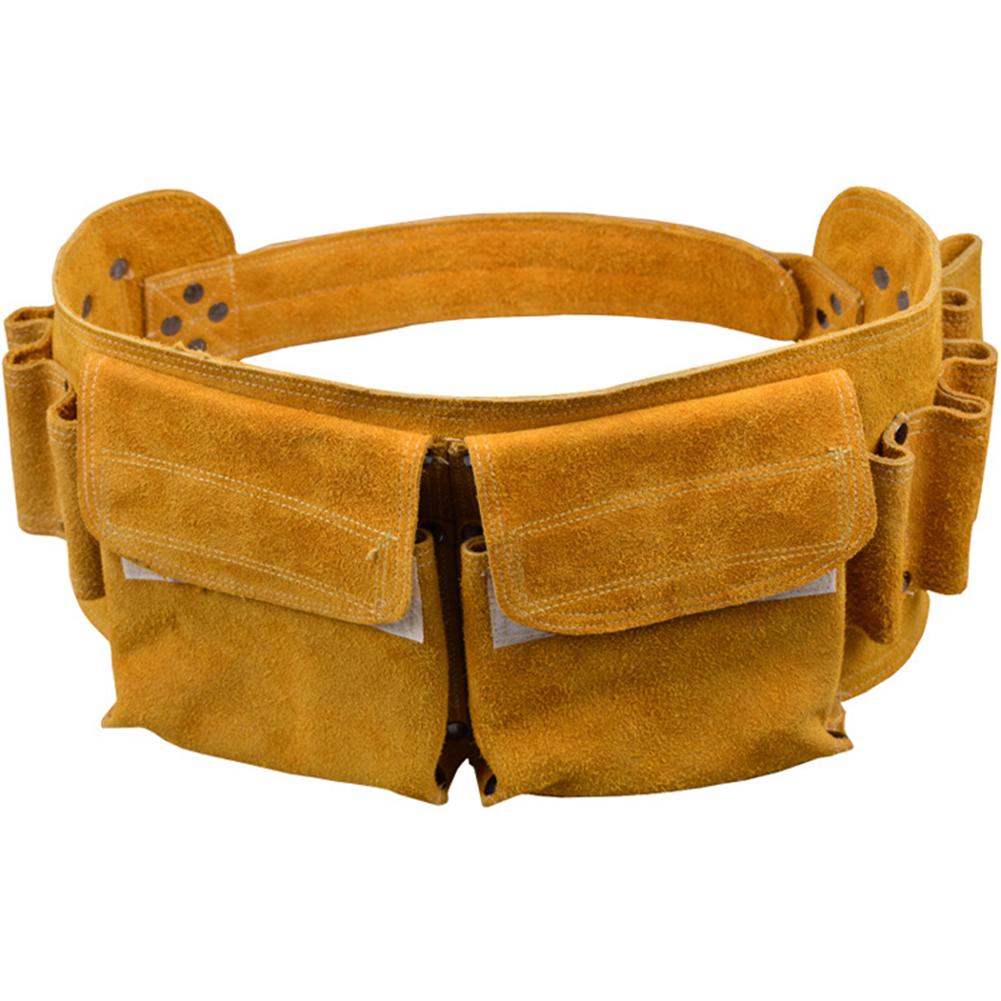 Exquisite Leather Repair Toolkit Garden Tool Bag Tool Holder Waist Bag for High Altitude Construction