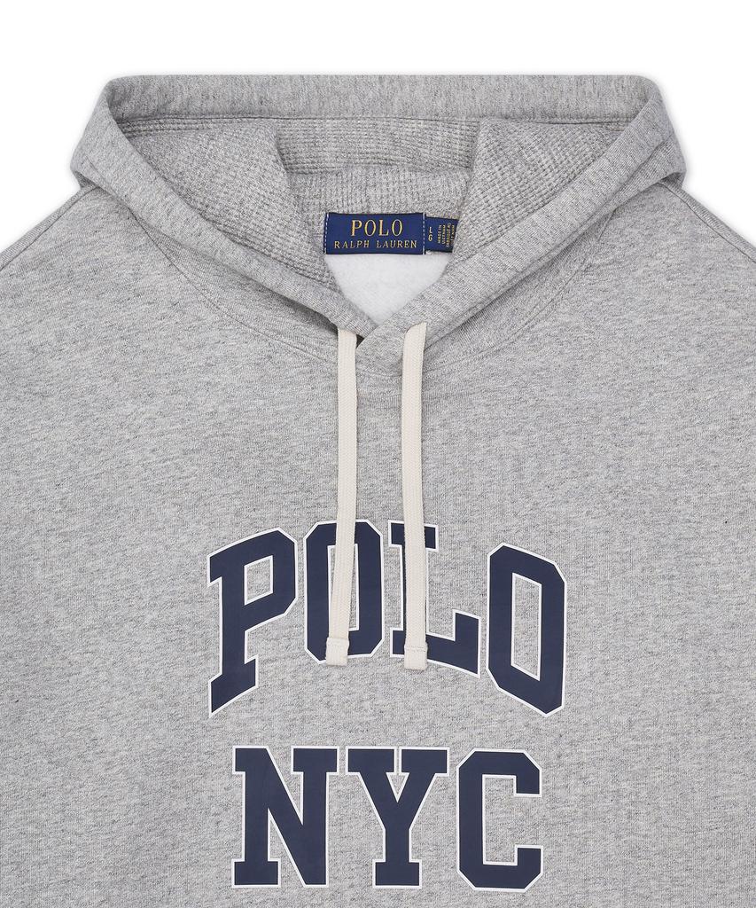 Fleece Graphic Hoodie - Grey