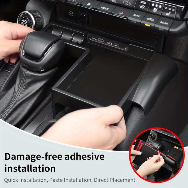 Premium ABS  Center Console Tray For Toyota Land Cruiser 250 Prado 2024 Anti-Slip Armrest Storage Box Interior Accessories