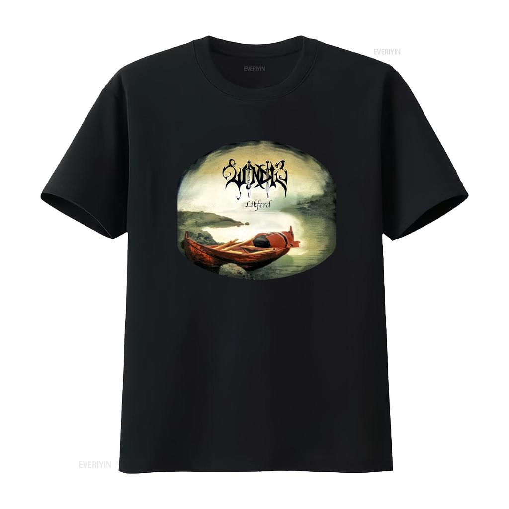WINDIR LIKFERD Album Band T Shirt Full Size S To 5XL Unique Design for Metal Fans Vintage Washed Top For Everyday Wear Unisex