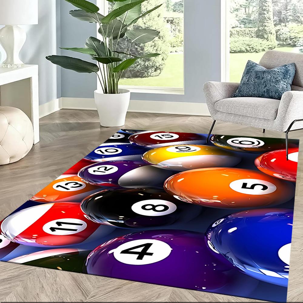 Pool Table Setup Floor Mats for Living Room, Bedroom and Room Decoration Are Suitable for Gifts.