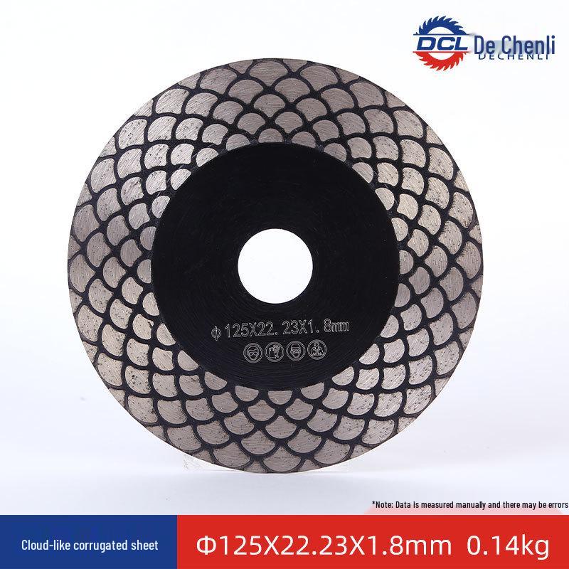 Dual-Use Football-Shaped Diamond Saw Blade for Cutting & Grinding Stone and Ceramic Tiles