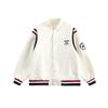 CHANT2nd American Retro Embroidered Baseball Jacket - Women's Spring/Fall Color Block Patchwork