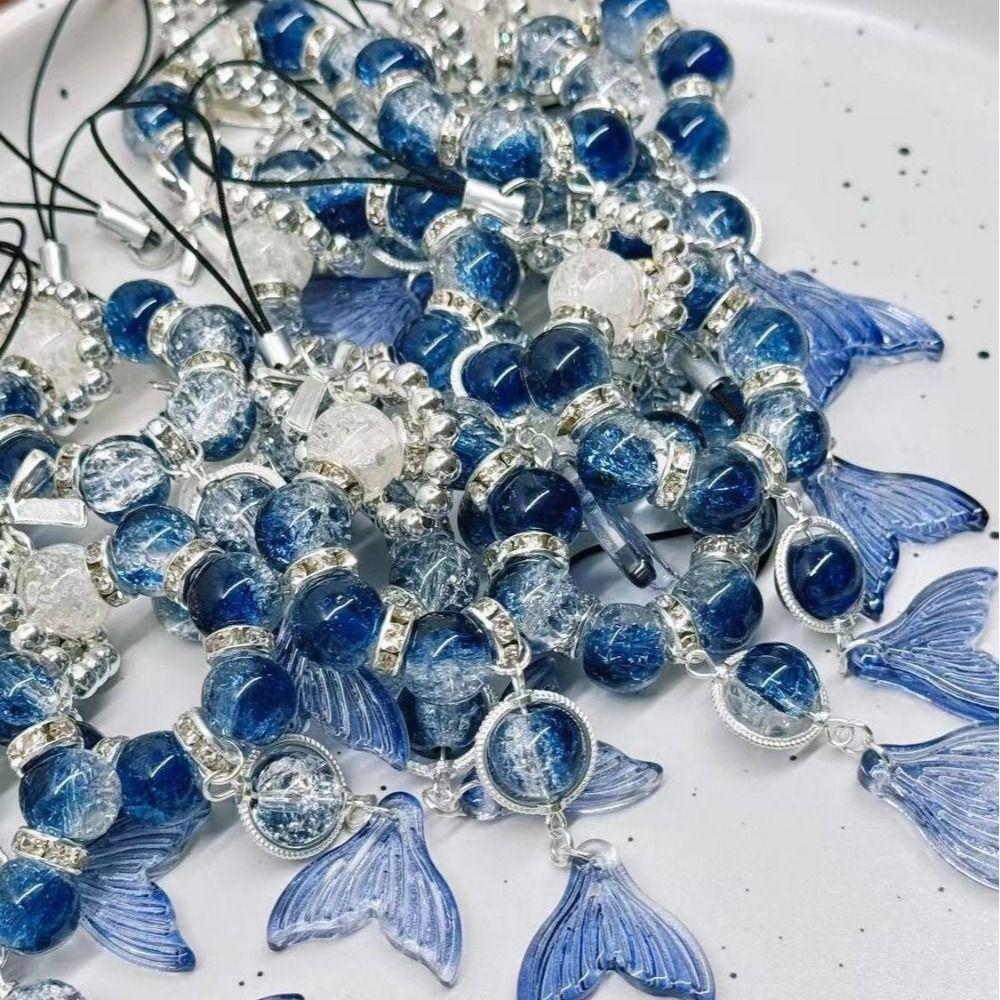 Fashion Accessory Couple Phone Lanyard Fish Tail Bag Jewelry  Friends Present