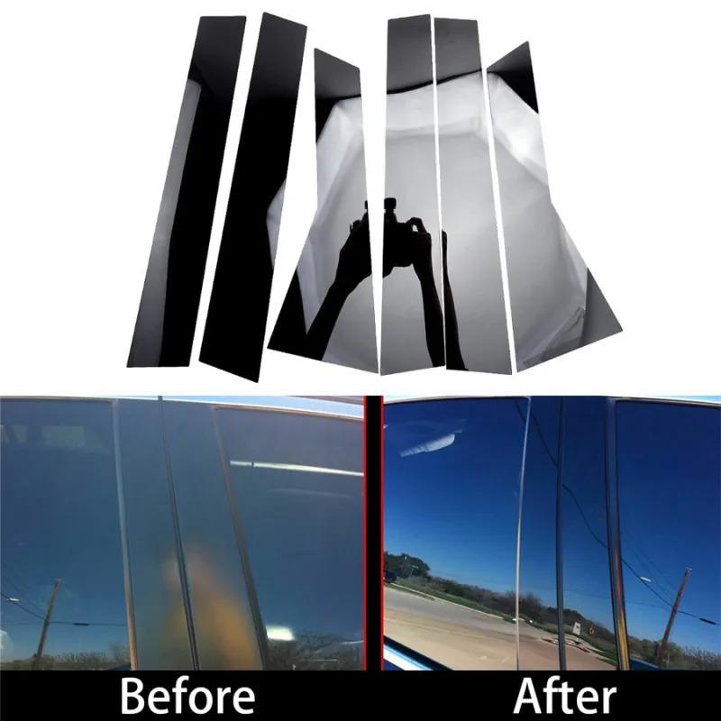 

Для Honda Crv 2012-2016 6 шт. / Компл. Отделка дверей под пианино, черная, окно / стойка