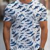 Top T-shirt de gola redonda e manga curta, tecido confortável e respirável, estilo casual e desportivo