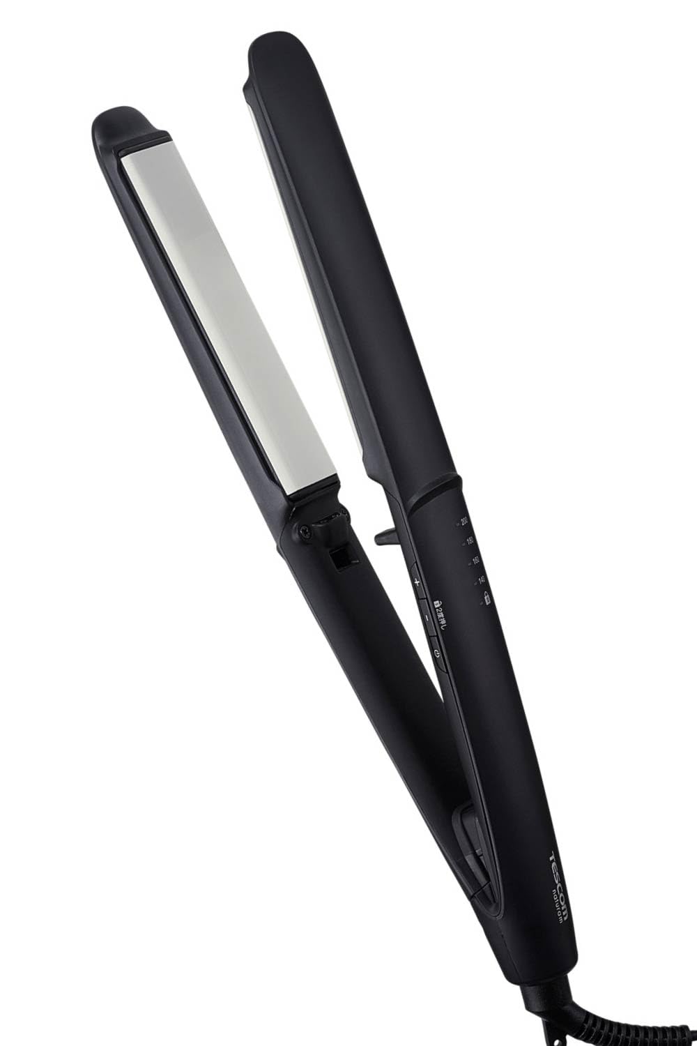 

Tescom Hair Iron, Negative Ion, 24mm, International Compatible, Temperature Control/Lock/Memory, Auto-Off, Open/Close Lock, Black, TS300A-K