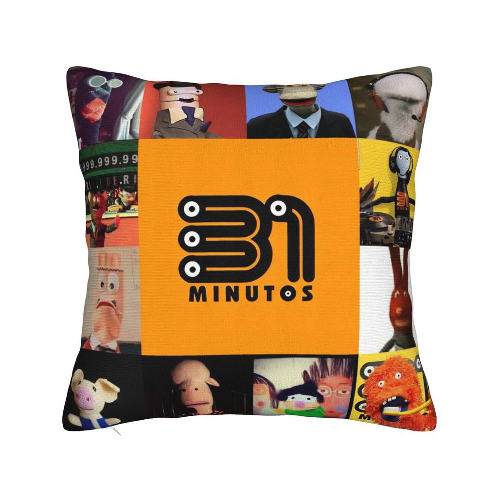 Minutos Chilean Cartoon Square Pillowcases Sofa Christmas Xmas Cushion Cover Cool Home Decoration Throw Pillow Case