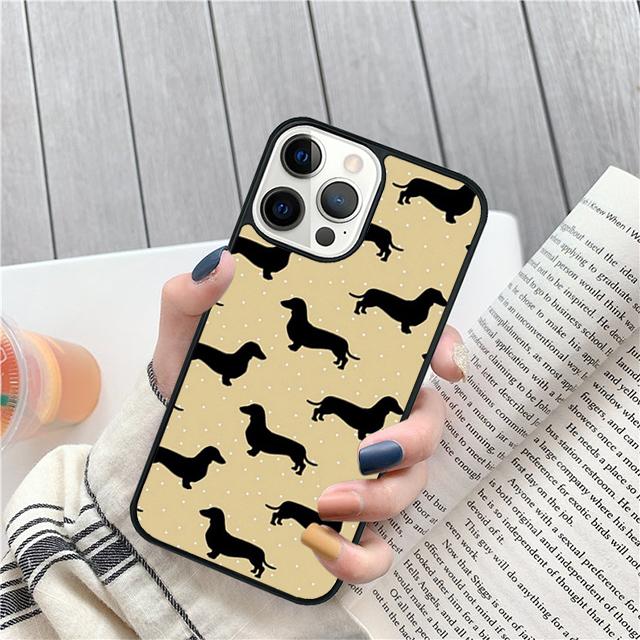 Dachshund Teckel Dackel Dog Coque Shell For iPhone 17 Air 15 16 14 13 12 Pro Max 11 Pro Max Plus Phone Case Cover