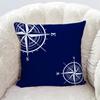 Blue Decorative Pillowcase Living Room Office Decoration Home Pillowcase