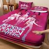 3-teiliges K-Pop Dämonenjäger Bedrucktes kernloses Bettlaken-Set Mehrere Größen Weiche Bettdecke Schlafzimmer Bettwäsche Maschinenwaschbar