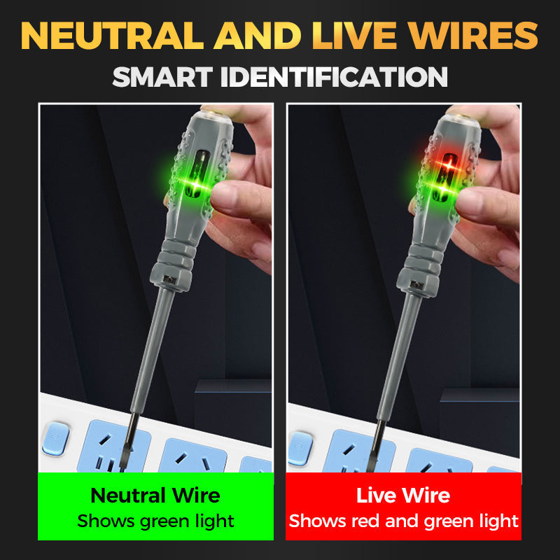 Multifunctional Electrician Test Screwdriver High Torque Strong Magnetic Test Pen AC Non-contact Induction Voltage Tester Tools