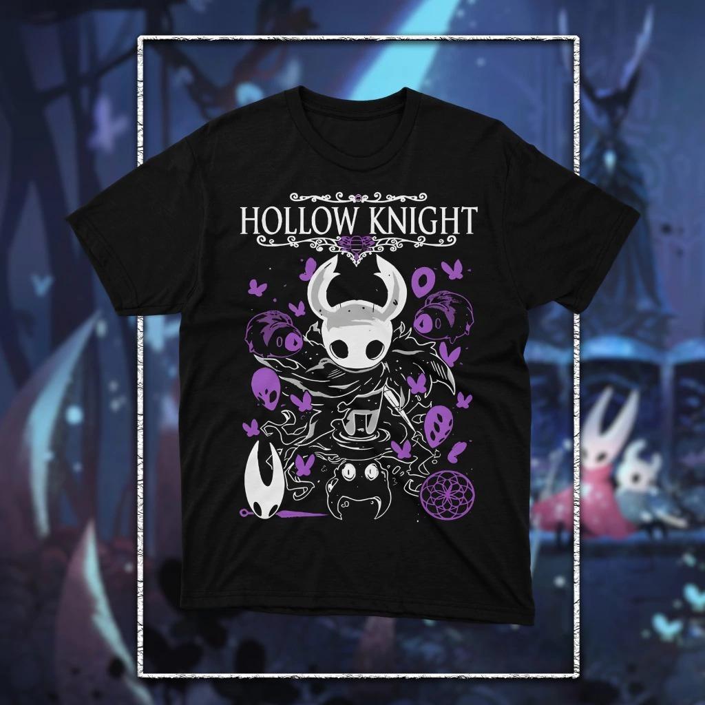 Hot Game Hollow Knight Silksing Printed T-shirt Men Women Cotton Loose Oversized Y2k Short Sleeve T-shirt High Quality Clothing