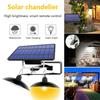 Praktisk Solar Pendel Lys Med Fjernkontroll Ip65 Vanntett Utendørs Hage Patio Shed Led