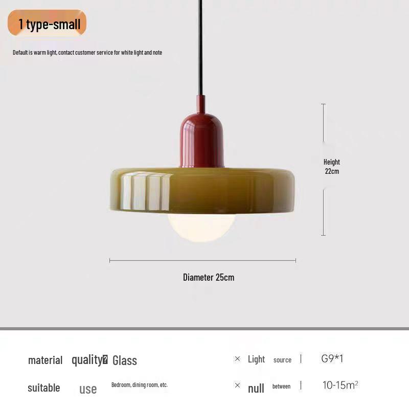 

Винтажный подвесной светильник из зеленого стекла в стиле Мемфис - Современная прикроватная люстра в стиле Баухаус White Light