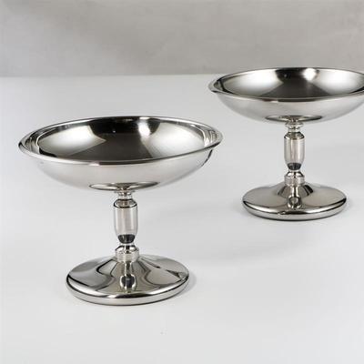 Stainless Steel Snack Holder Dessert Cups Fruits Salad Bowl Dessert Serving Dish Snacks Storage Dessert Cups For Party Bar