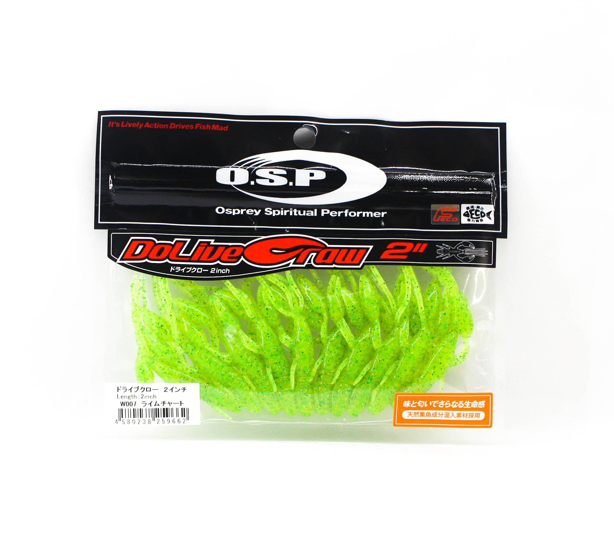 

Мягкая приманка OSP Dolive Craw 2 дюйма W-007 (9662)
